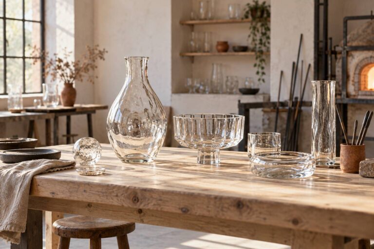 Verre soufflé ou verre moulé : le test de la trace de pontil